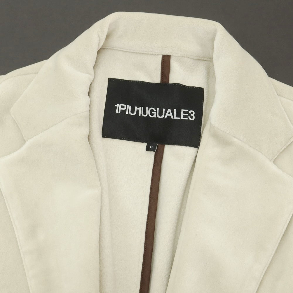 【中古】ウノピュウノウグァーレトレ 1piu1uguale3 ストレッチポリエステル カジュアルジャケット サンドベージュ【 V 】【 状態ランクA 】【 メンズ 】