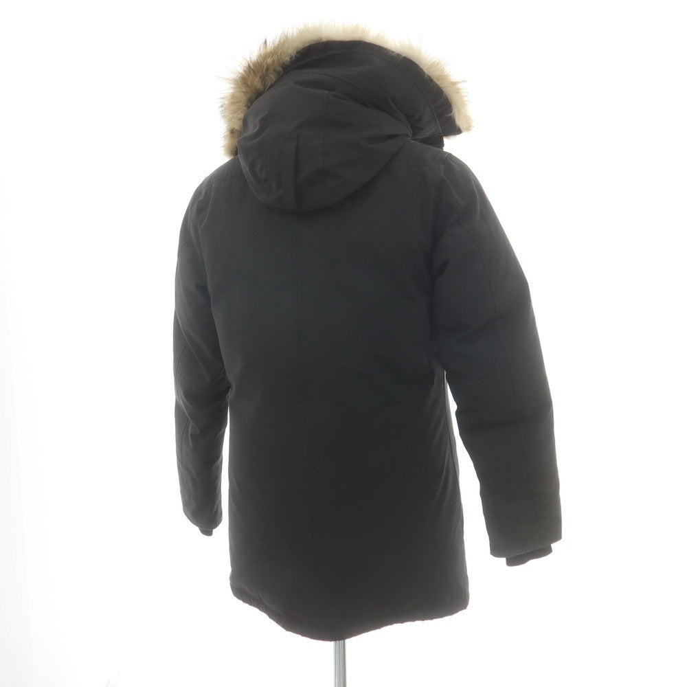 【中古】カナダグース CANADA GOOSE ジャスパー 3438MJ ファー ダウンコート ブラック【 M 】【 状態ランクC 】【 メンズ 】