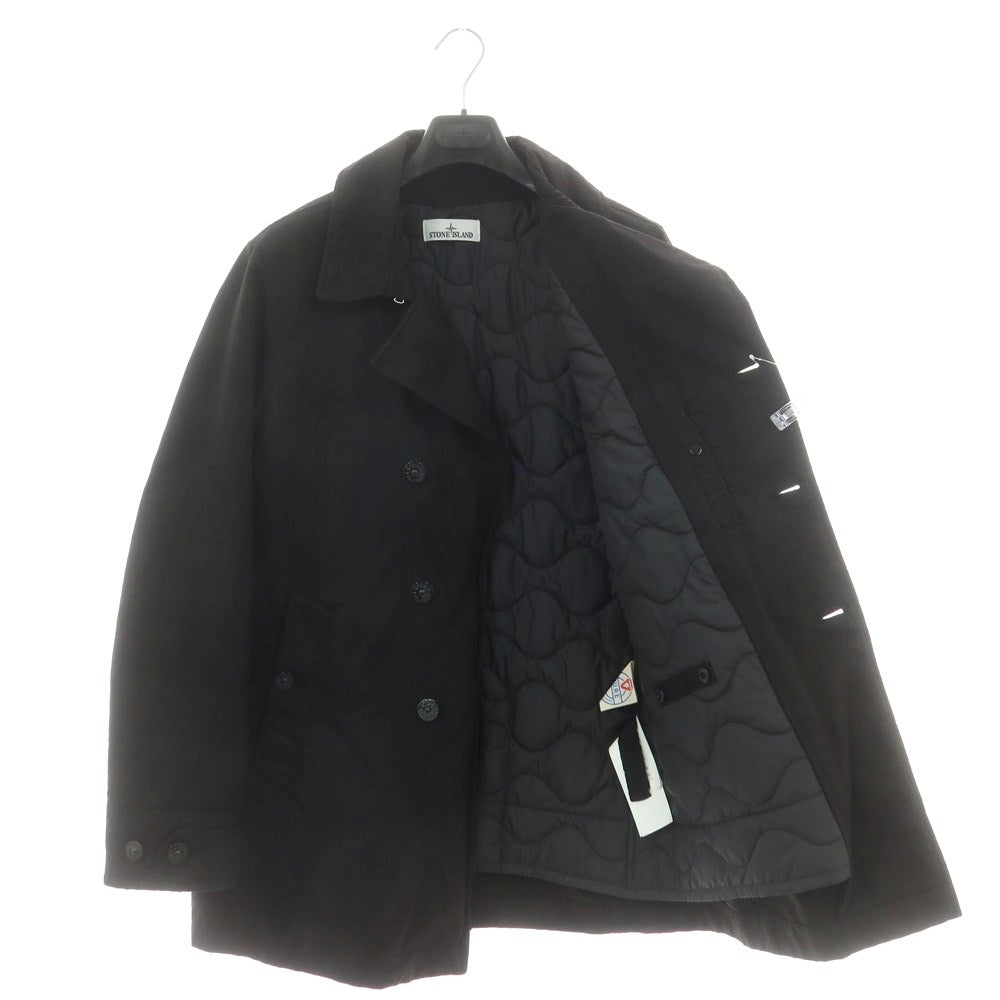【中古】ストーンアイランド STONE ISLAND ポリエステルナイロン 中綿コート ブラック【 M 】【 状態ランクC 】【 メンズ 】