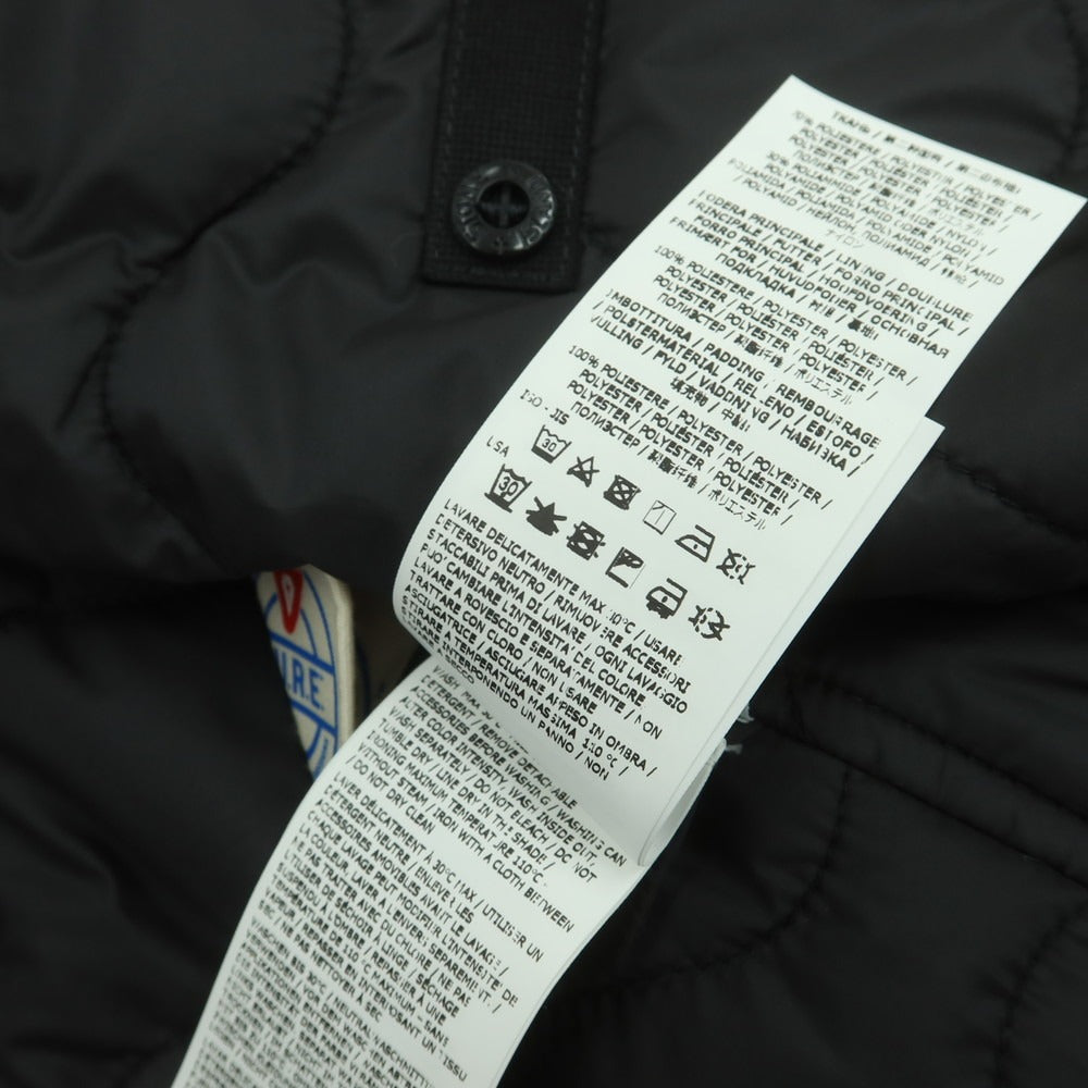 【中古】ストーンアイランド STONE ISLAND ポリエステルナイロン 中綿コート ブラック【 M 】【 状態ランクC 】【 メンズ 】