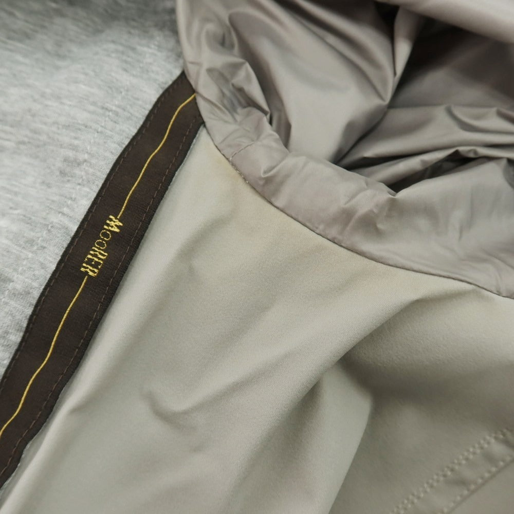 【中古】ムーレー MOORER ATLAS-KN ストレッチ ナイロン シャツジャケット グレー【 46 】【 状態ランクC 】【 メンズ 】