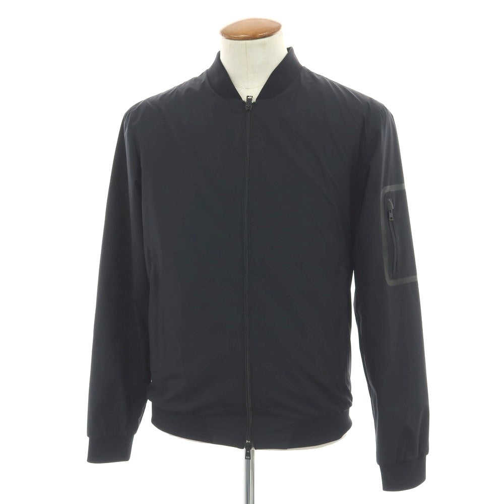 【中古】ヘルノ Herno Laminar GORE-TEX ポリエステル ボマーブルゾン ブラック【 46 】【 状態ランクB 】【 メンズ 】