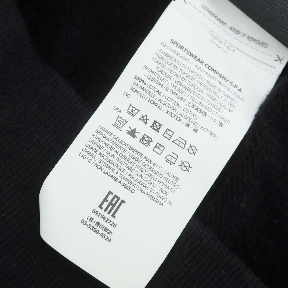 【中古】ストーンアイランド STONE ISLAND コットン クルーネック スウェット ブラック【 S 】【 状態ランクB 】【 メンズ 】