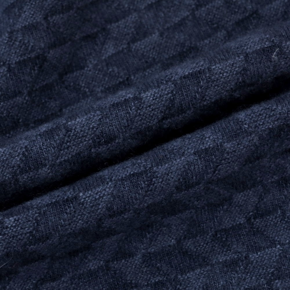 【中古】ヤコブコーエン JACOB COHEN ハイゲージ ウール 製品染め クルーネックニット ネイビー【 M 】【 状態ランクB 】【 メンズ 】