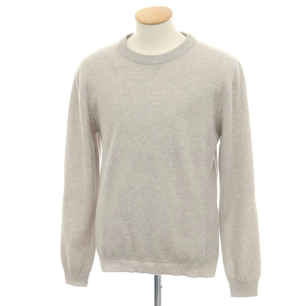 【中古】サタデーズ ニューヨークシティ Saturdays NYC ハイゲージ ウール クルーネックニット ラベンダーベージュ【 S 】【 状態ランクB 】【 メンズ 】