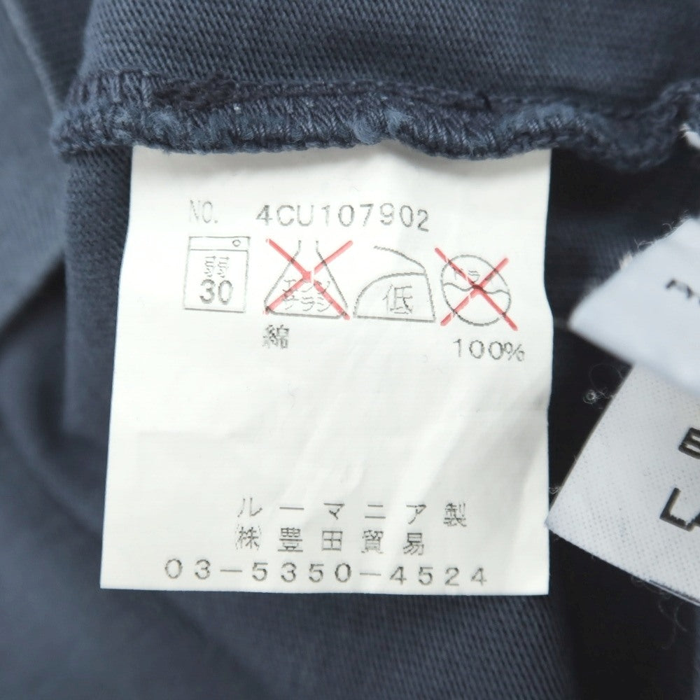 【中古】チルコロ1901 CIRCOLO 1901 コットン ヘンリーネック 半袖Tシャツ ネイビー【サイズM】【 状態ランクB 】【 メンズ 】