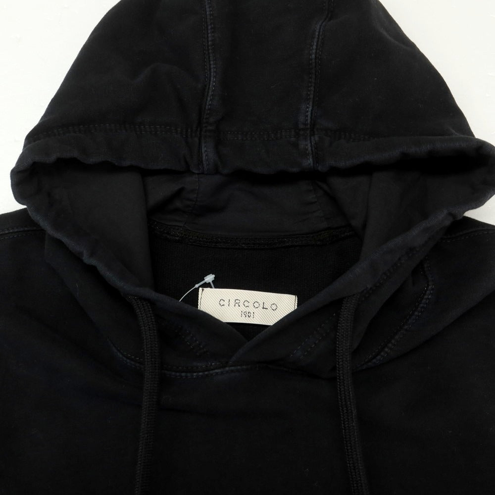 【中古】チルコロ1901 CIRCOLO 1901 コットンポリウレタン パーカー ブラック【 S 】【 状態ランクC 】【 メンズ 】