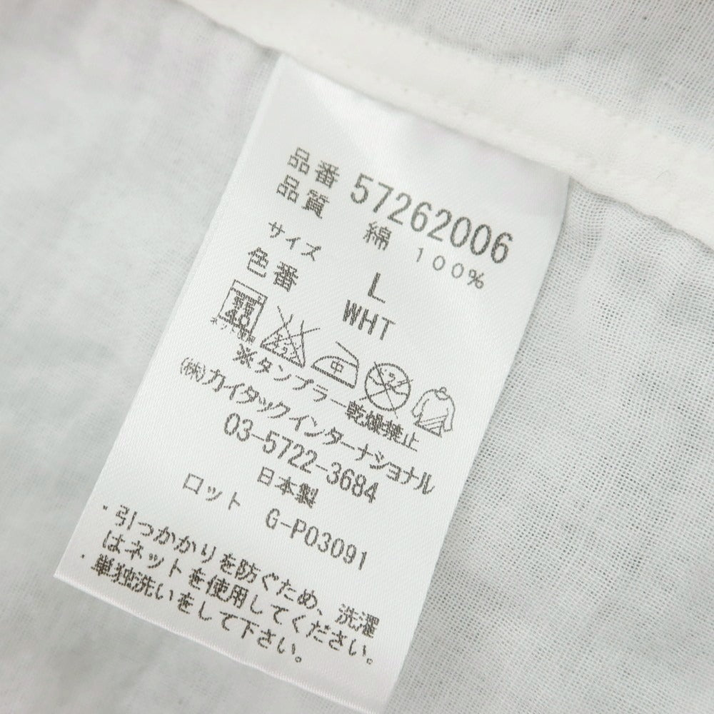 【中古】ヤヌーク YANUK コットン カジュアルシャツ ホワイト【 L 】【 状態ランクB 】【 メンズ 】