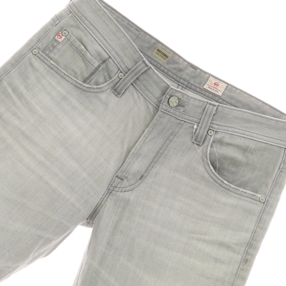 【中古】エージー アドリアーノゴールドシュミット AG Adriano Goldschmied MATCHBOX ストレッチコットン ジーンズ デニムパンツ グレー【 32 】【 状態ランクB 】【 メンズ 】