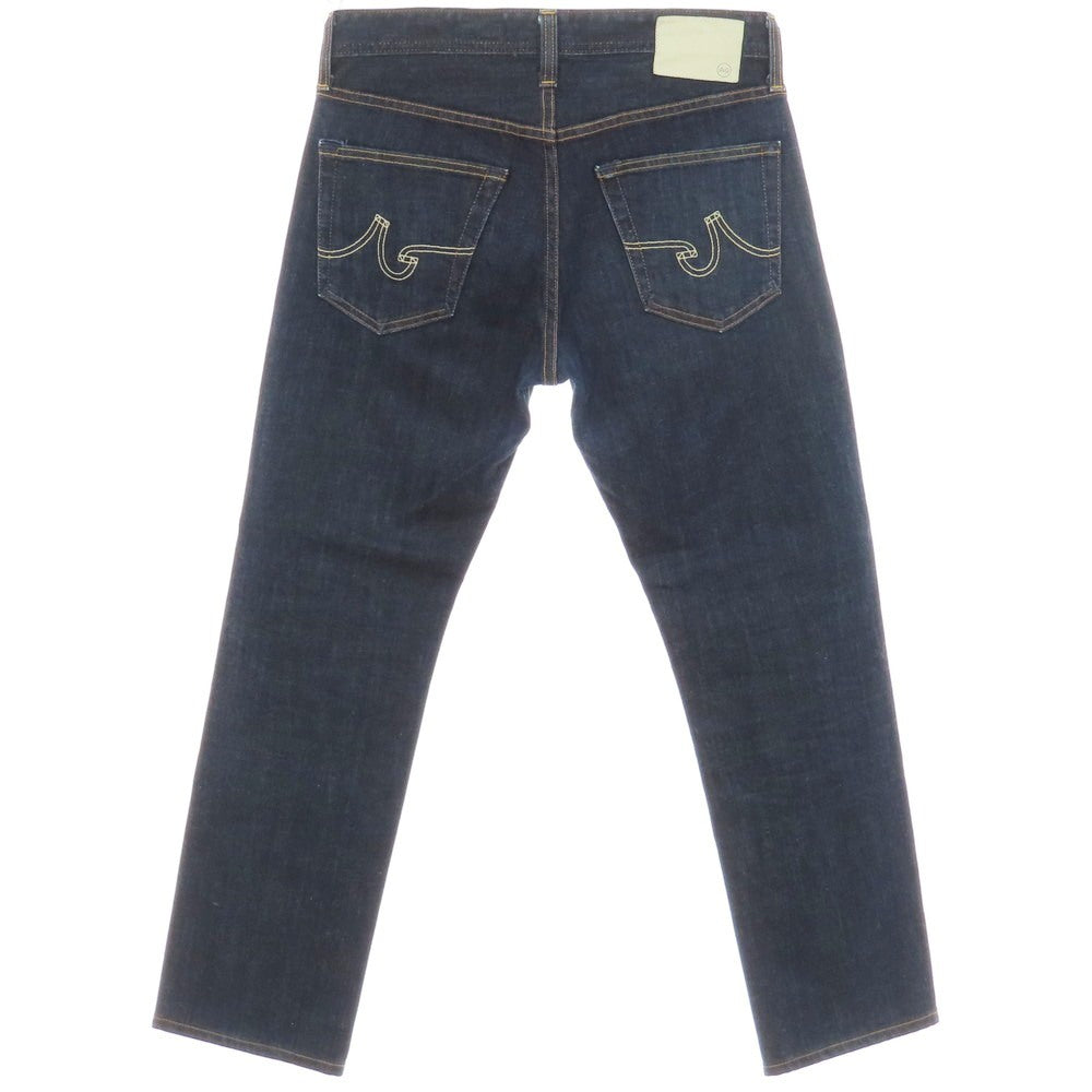 【中古】エージー アドリアーノゴールドシュミット AG Adriano Goldschmied THE WOODBLOCK ストレッチコットン ジーンズ デニムパンツ ネイビー【 31 】【 状態ランクB 】【 メンズ 】