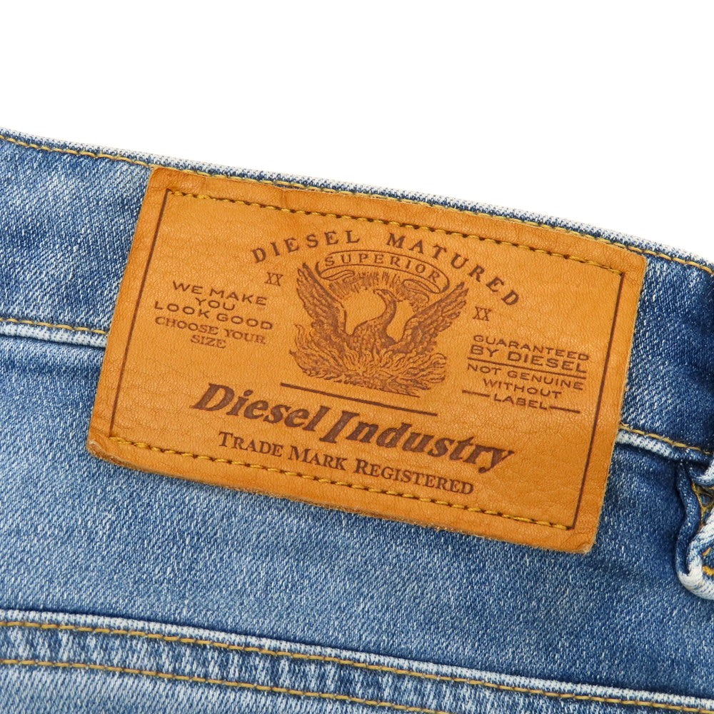 【中古】ディーゼル DIESEL ストレッチ コットンポリエステル デニム イージーパンツ ブルー【 32 】【 状態ランクB 】【 メンズ 】