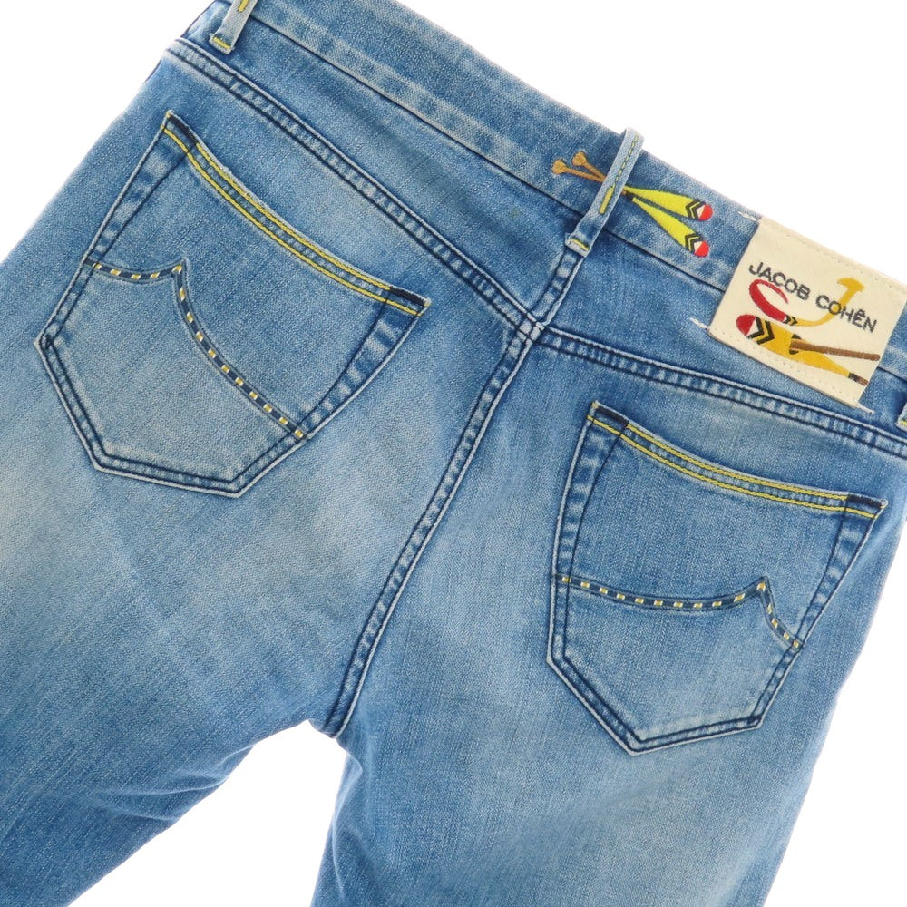 【中古】ヤコブコーエン JACOB COHEN J688 PADDLE ストレッチコットン ジーンズ デニムパンツ ブルー【 32 】【 状態ランクB 】【 メンズ 】