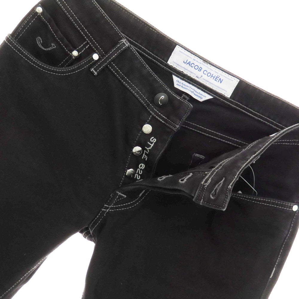 【中古】ヤコブコーエン JACOB COHEN J622 COMF ストレッチコットン ジーンズ デニムパンツ ブラック【 33 】【 状態ランクB 】【 メンズ 】