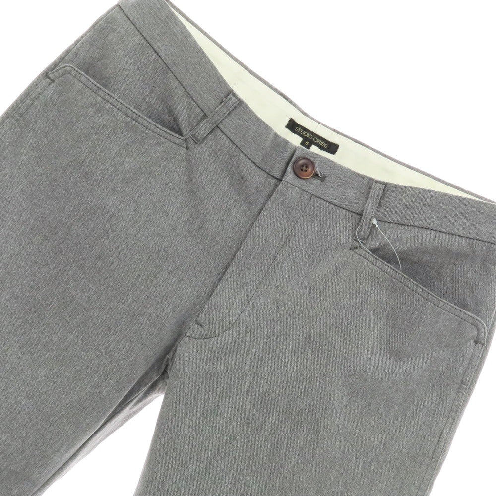 【中古】スタジオオリベ STUDIO ORIBE L-POCKET ストレッチコットン ワークパンツ グレー【 5 】【 状態ランクB 】【 メンズ 】