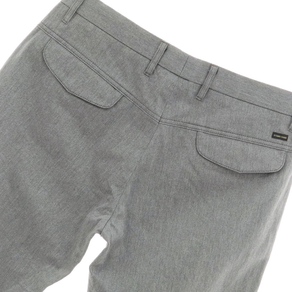 【中古】スタジオオリベ STUDIO ORIBE L-POCKET ストレッチコットン ワークパンツ グレー【 5 】【 状態ランクB 】【 メンズ 】
