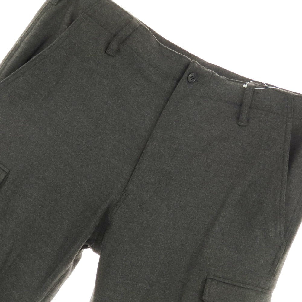 【中古】サージュデクレ sage de cret ストレッチ ポリエステルレーヨンアクリル イージーカーゴパンツ ダークグレー【 L 】【 状態ランクB 】【 メンズ 】