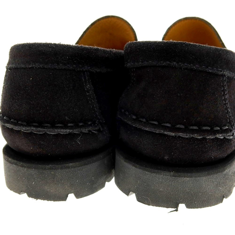 【中古】パラブーツ Paraboot スエード ビットローファー ブラック【 7 】【 状態ランクA 】【 メンズ 】