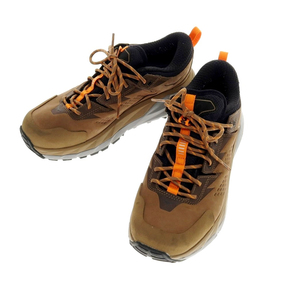 【中古】ホカ オネ オネ HOKA ONE ONE KAHA LOW GTX スニーカー ブラウン【 26.5 】【 状態ランクC 】【 メンズ 】