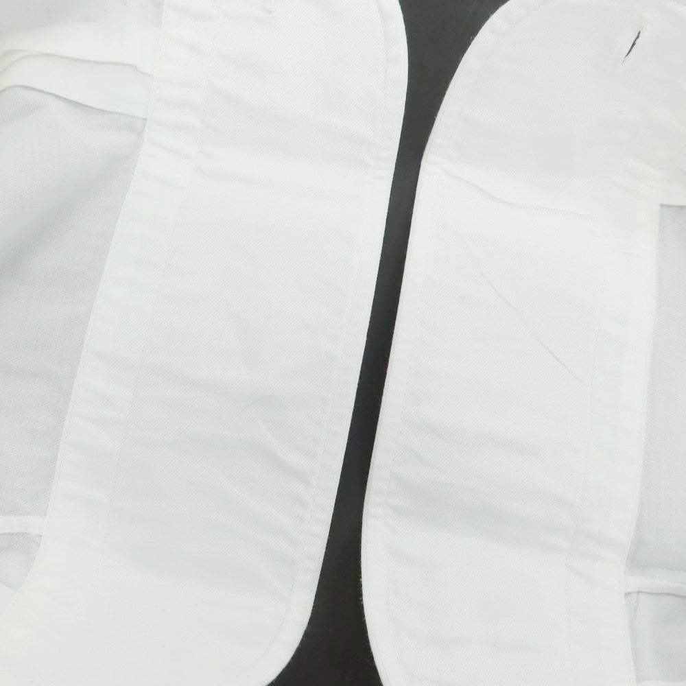 【中古】ビームスエフ BEAMS F ツイルコットン ドレスシャツ ホワイト【 39 】【 状態ランクB 】【 メンズ 】