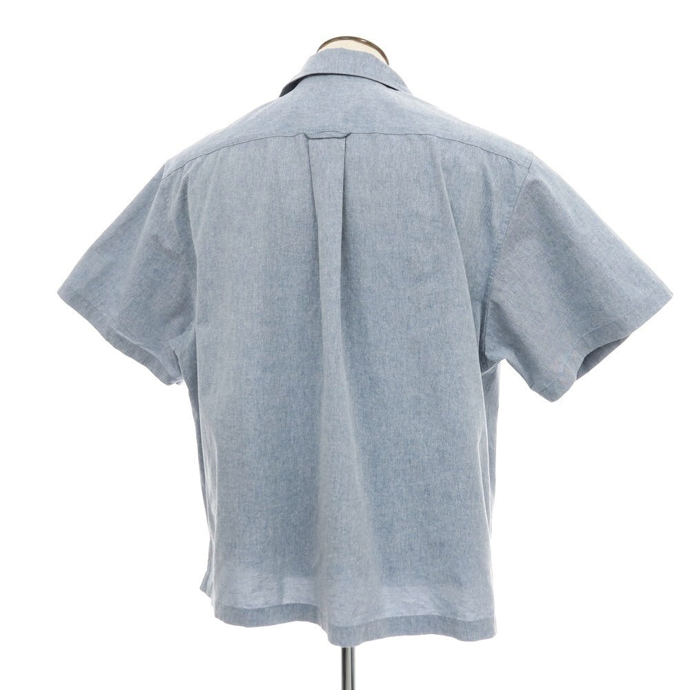 【中古】カラー kolor コットンポリエステル オープンカラー 半袖シャツ ネイビー【サイズ3】【 状態ランクB 】【 メンズ 】