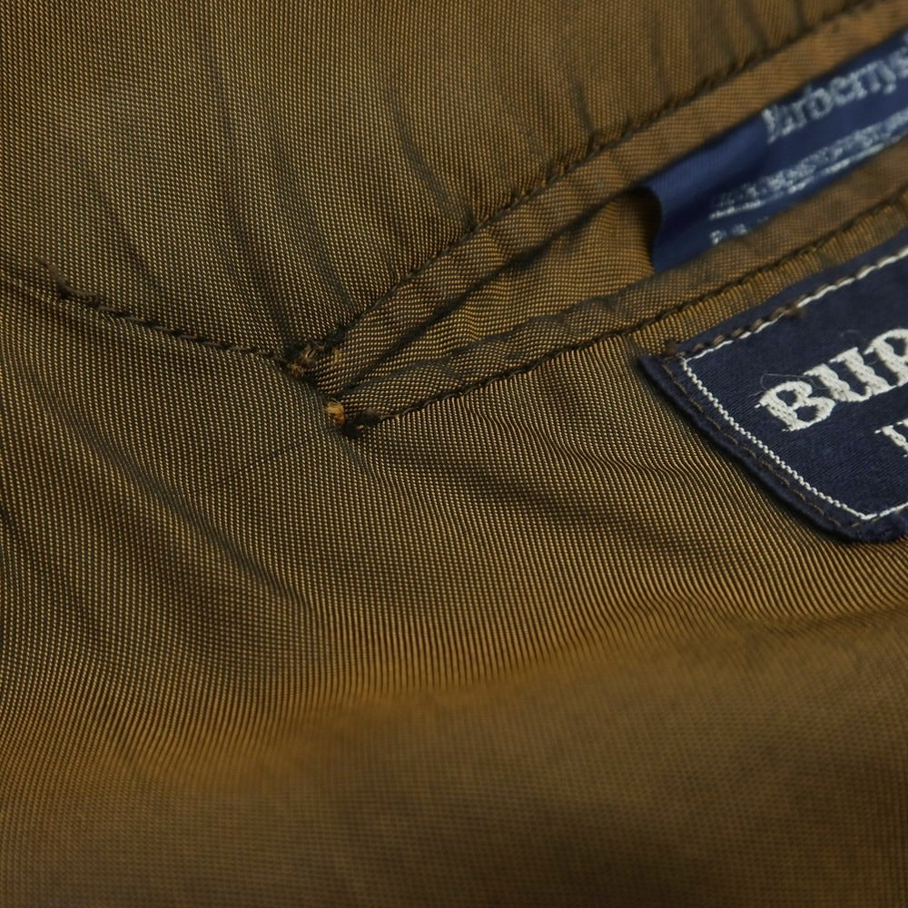 【中古】バーバリーズ Burberrys ウール ステンカラーコート ホワイトxブラック【 36 】【 状態ランクC 】【 メンズ 】