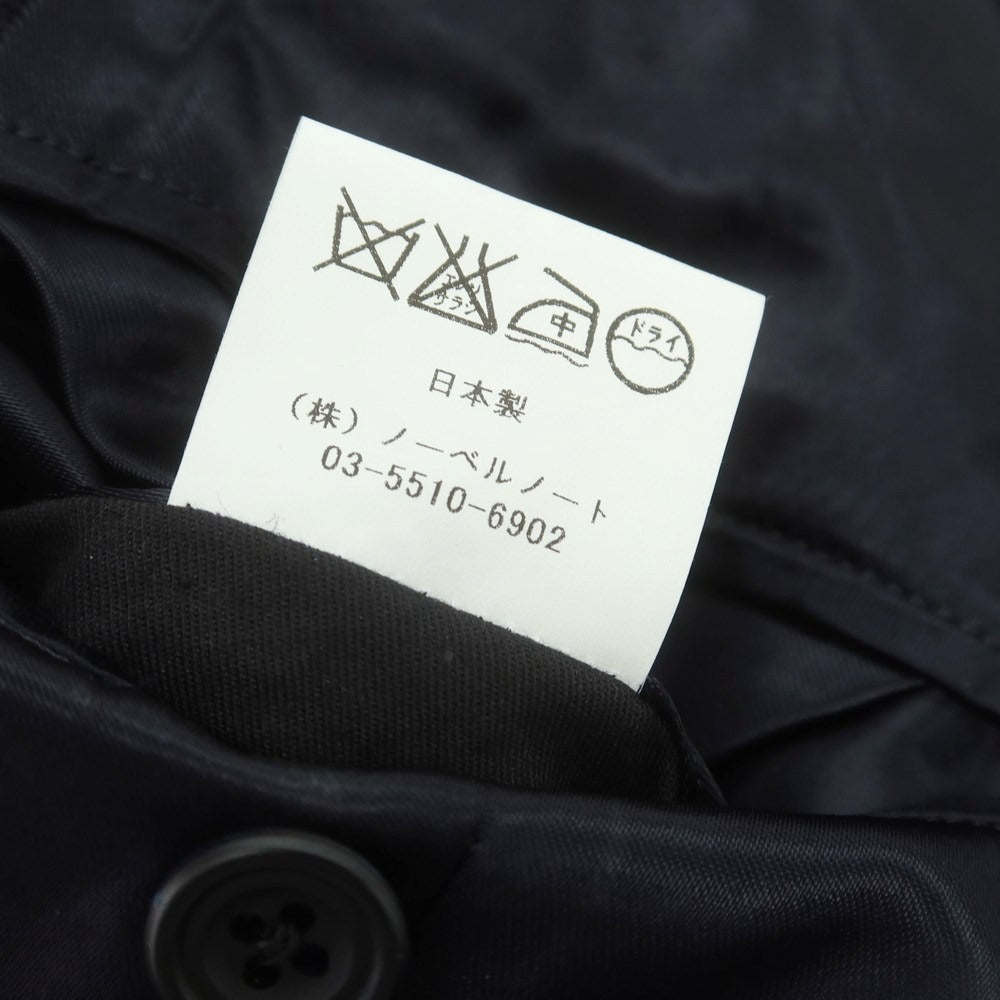 【中古】バタクハウスカット batak house cut ウール スリーピース 3つボタンスーツ ネイビー【 サイズ表記なし(L位) 】【 状態ランクD 】【 メンズ 】