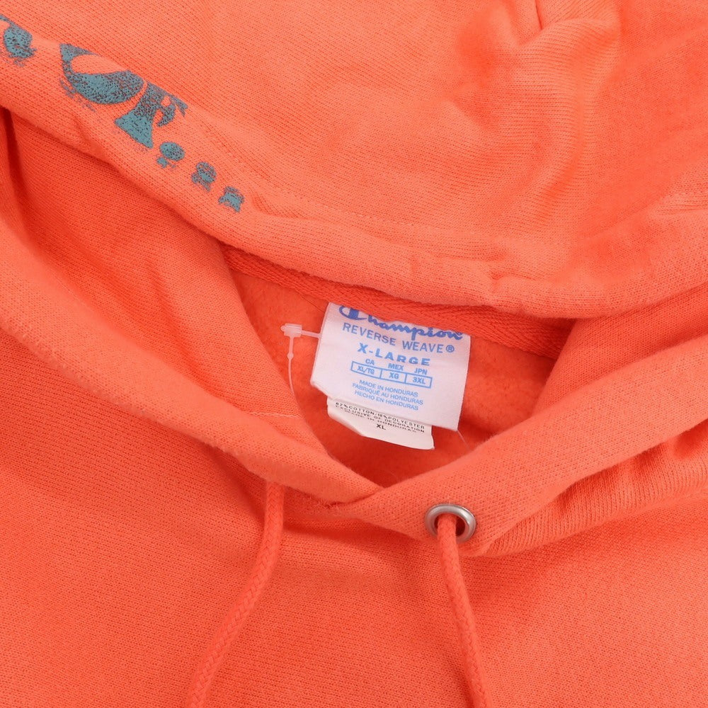 【中古】チャンピオン Champion コットンポリエステル プルオーバー パーカー オレンジ【 XL 】【 状態ランクC 】【 メンズ 】
