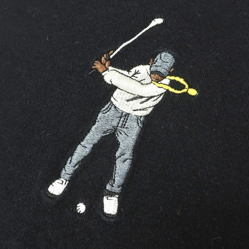 【中古】イーストサイドゴルフ Eastside Golf コットン クルーネック 半袖Tシャツ ブラック【サイズXL】【 状態ランクC 】【 メンズ 】