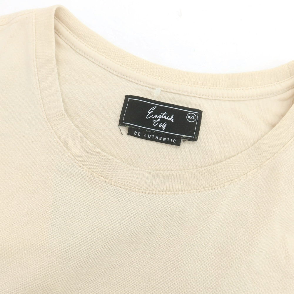 【中古】イーストサイドゴルフ Eastside Golf コットン クルーネック 長袖Tシャツ ベージュ【 XXL 】【 状態ランクC 】【 メンズ 】