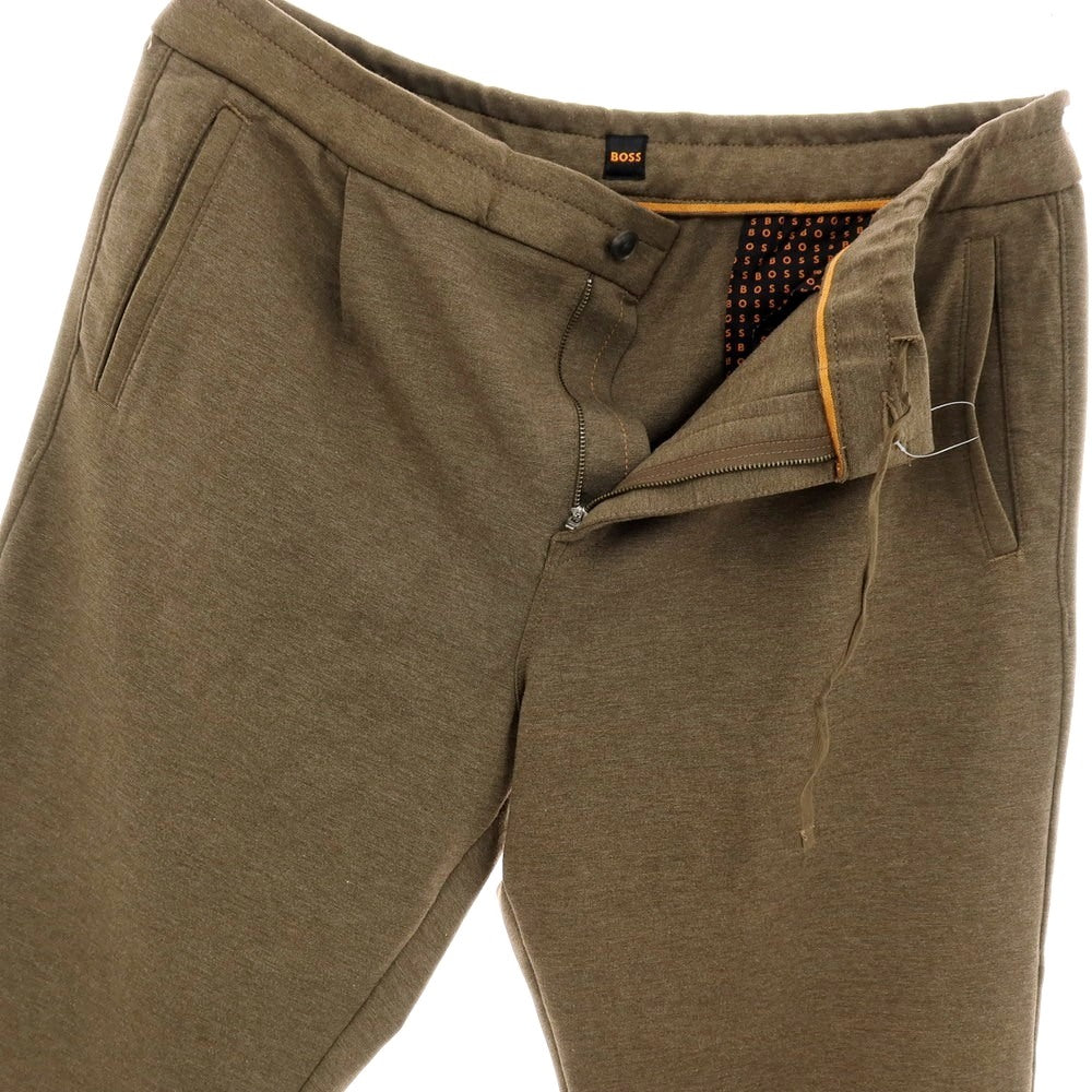 【中古】ボス BOSS ポリエステルレーヨンポリウレタン ジャージー イージーパンツ カーキブラウン【サイズ54】【 状態ランクB 】【 メンズ 】