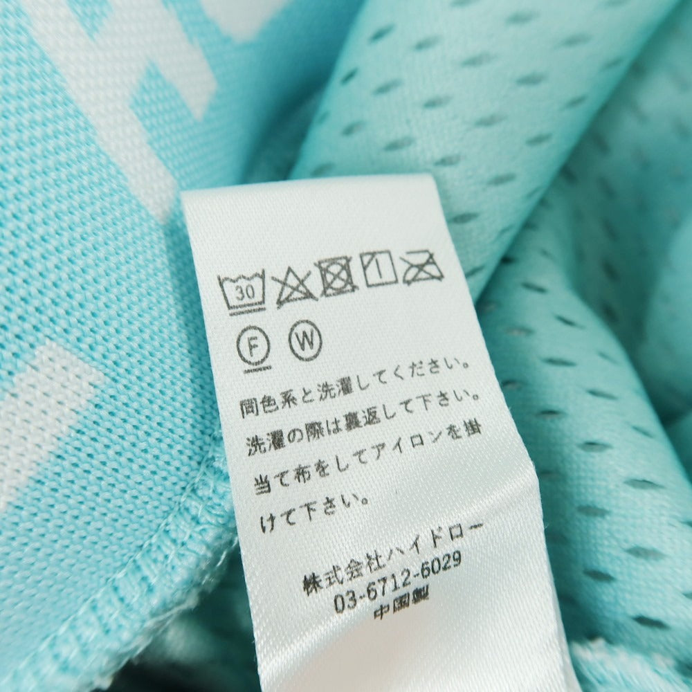 【中古】イーストサイドゴルフ Eastside Golf ポリエステル メッシュ ショートパンツ ティファニーブルーxイエロー【サイズXL】【 状態ランクB 】【 メンズ 】