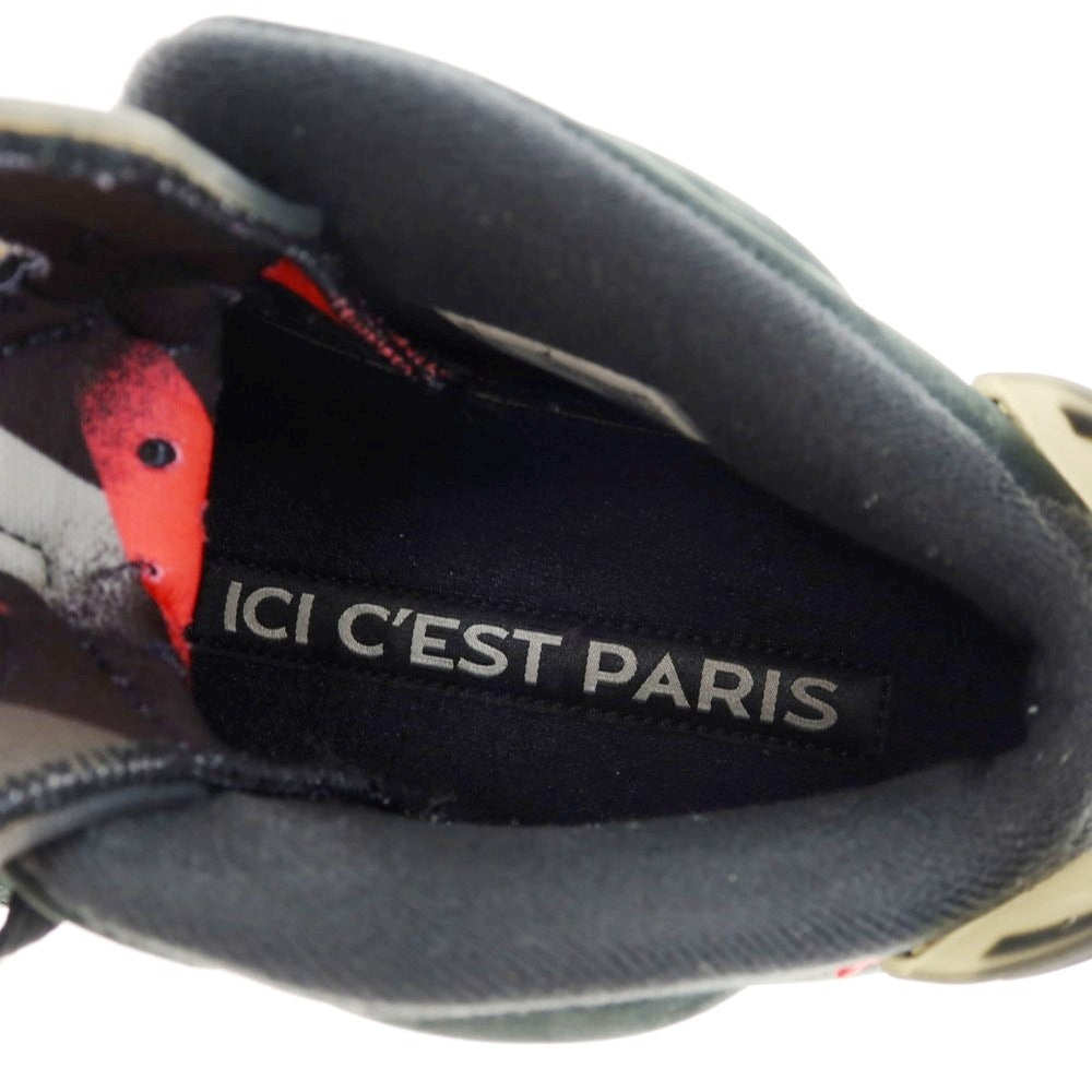 【中古】ナイキ NIKE × PSG AIR JORDAN 6 RETRO スニーカー ブラックxグレー【 29cm 】【 状態ランクC 】【 メンズ 】