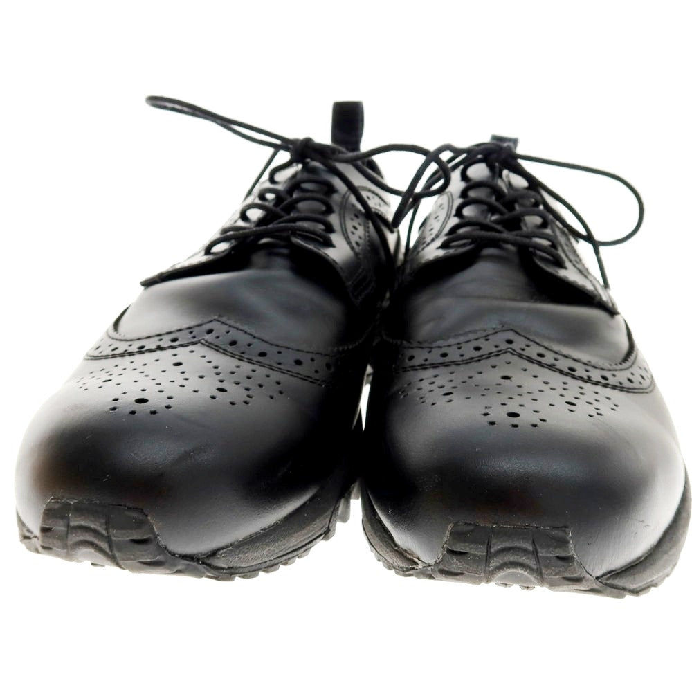 【中古】オルフィック ORPHIC ロングウイングチップ スニーカー ブラック【 28.5cm 】【 状態ランクB 】【 メンズ 】