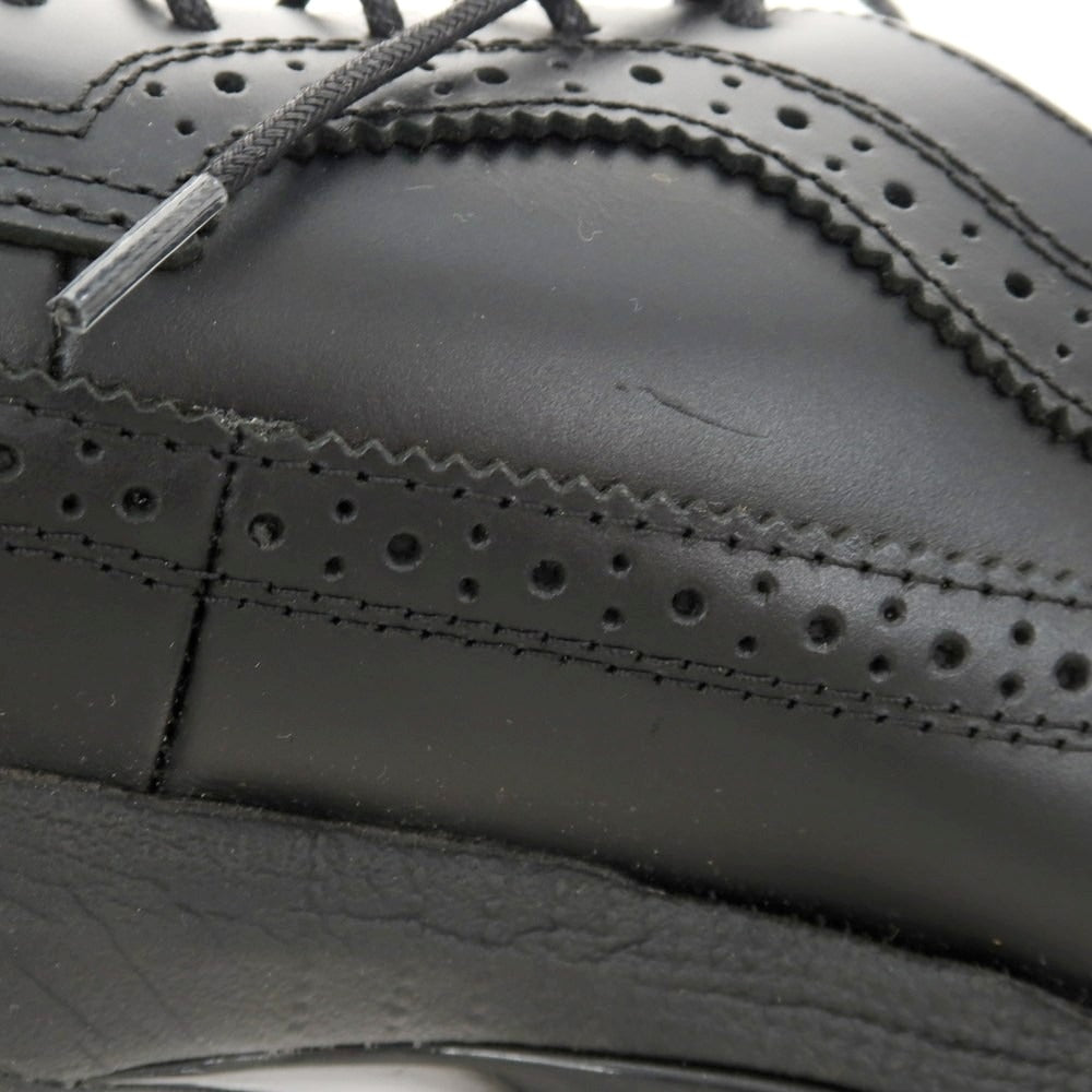 【中古】オルフィック ORPHIC ロングウイングチップ スニーカー ブラック【 28.5cm 】【 状態ランクB 】【 メンズ 】