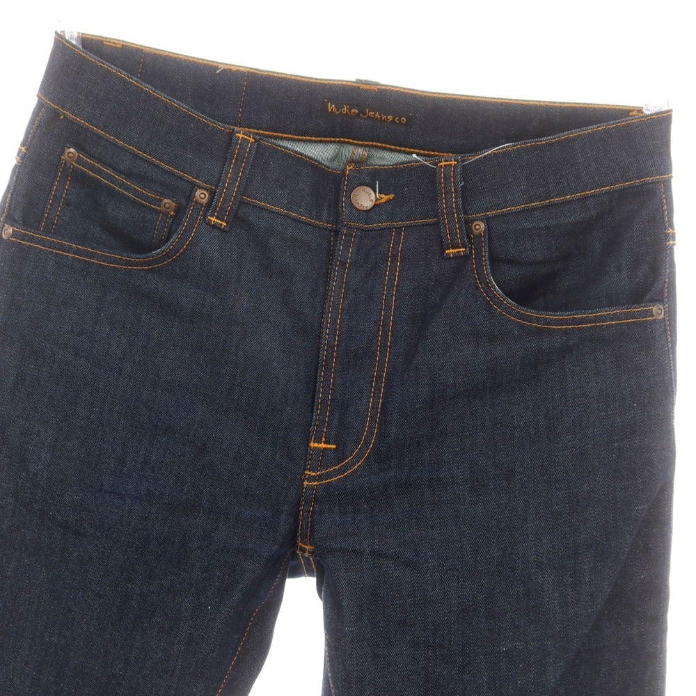 【中古】ヌーディージーンズ Nudie Jeans Lean Dean Dry 16 Dlps ストレッチコットン ジーンズ デニムパンツ ネイビー【 33 】【 状態ランクB 】【 メンズ 】
