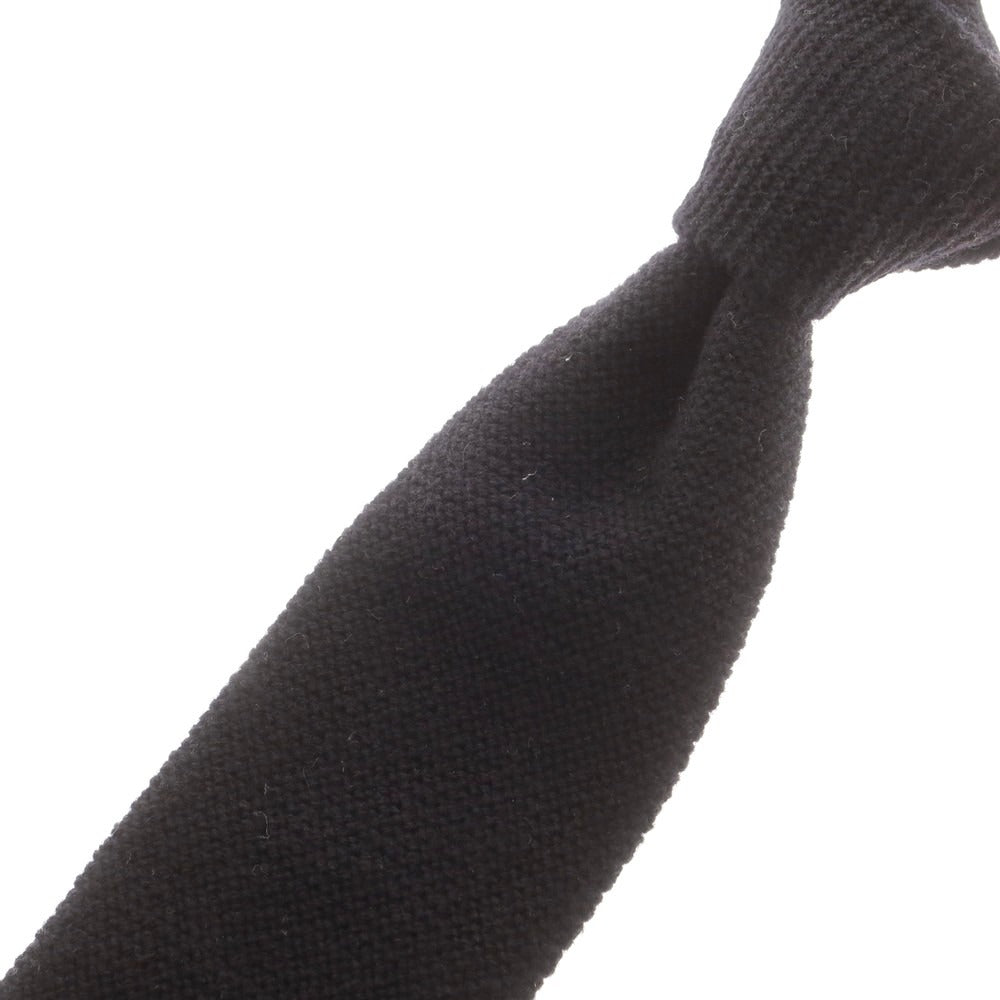 【中古】ロダ RODA TOMORROWLAND別注 ウール ニットタイ ネクタイ ブラック【 状態ランクB 】【 メンズ 】