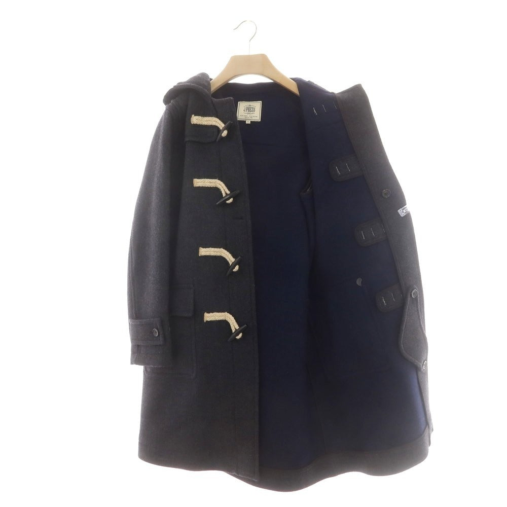 【中古】ジェイプレス J.PRESS ウール ダッフルコート ダークグレー【 M 】【 状態ランクB 】【 メンズ 】