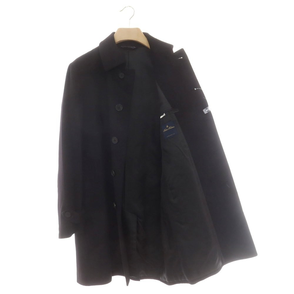 【中古】ブルックスブラザーズ Brooks Brothers カシミヤ ステンカラーコート ブラック【 38 】【 状態ランクB 】【 メンズ 】