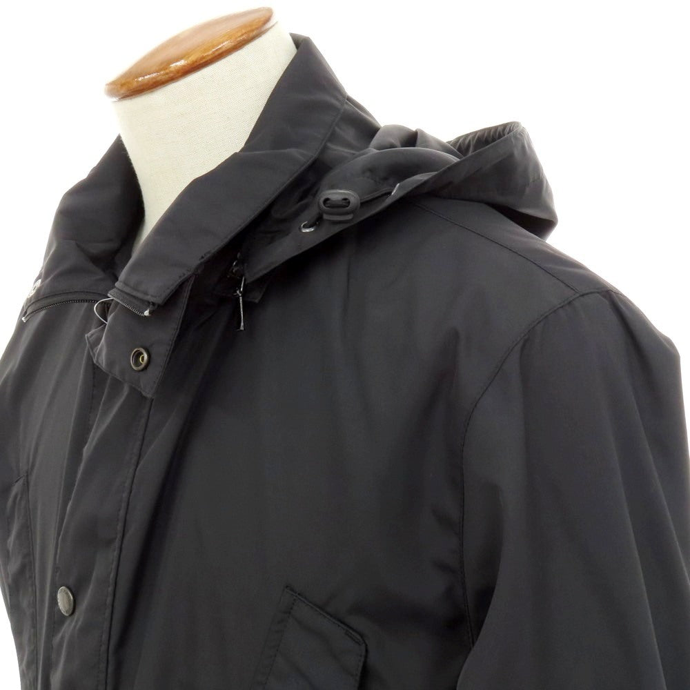 【中古】ニューヨーカー NEWYORKER ポリエステル スタンドカラー コート ブラック【 M 】【 状態ランクB 】【 メンズ 】