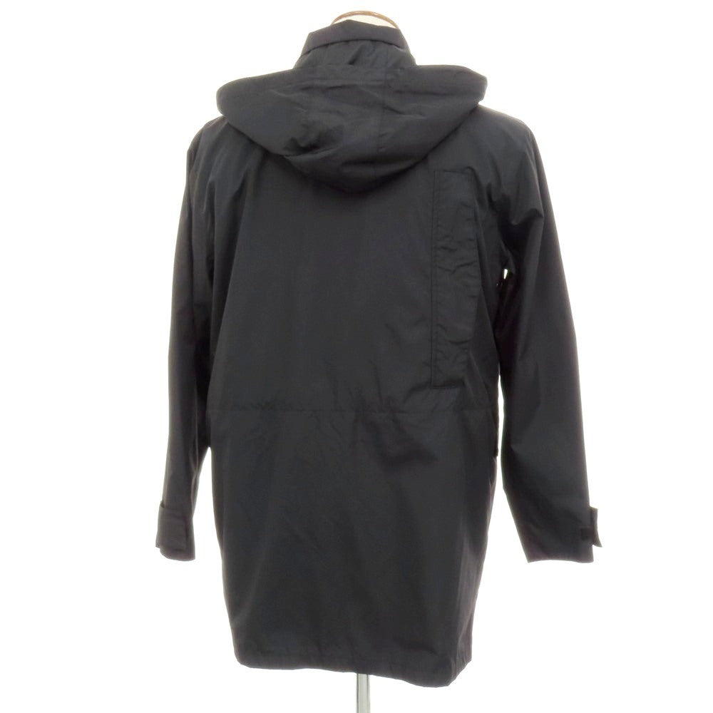 【中古】ニューヨーカー NEWYORKER ポリエステル スタンドカラー コート ブラック【 M 】【 状態ランクB 】【 メンズ 】