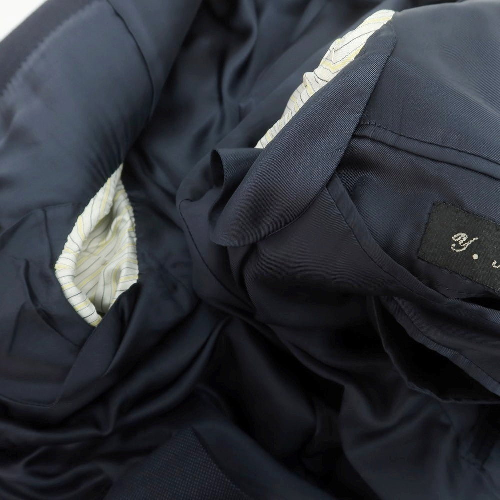 【中古】コルネリアーニ CORNELIANI SUPER110’S ウール 2つボタンスーツ ネイビー【 44 】【 状態ランクC 】【 メンズ 】