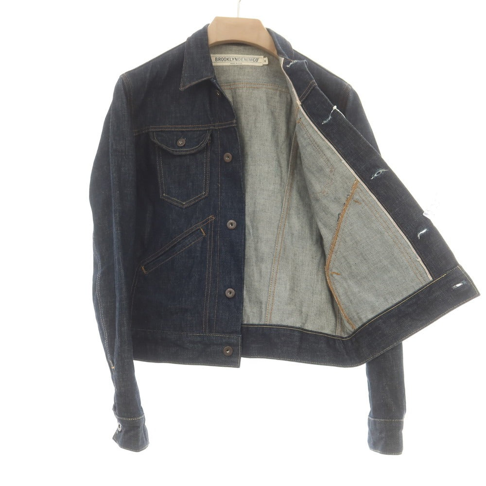【中古】ブルックリンデニム BROOKLYN DENIM CO コットン デニムジャケット ネイビー【 S 】【 状態ランクB 】【 メンズ 】
