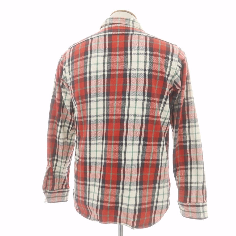 【中古】ウエアハウス ウェアハウス WAREHOUSE チェック ネルシャツ レッド系【 M 】【 状態ランクB 】【 メンズ 】