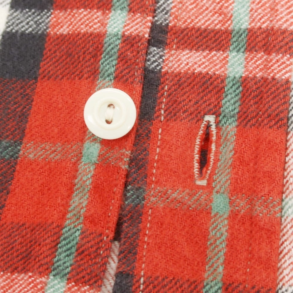 【中古】ウエアハウス ウェアハウス WAREHOUSE チェック ネルシャツ レッド系【 M 】【 状態ランクB 】【 メンズ 】