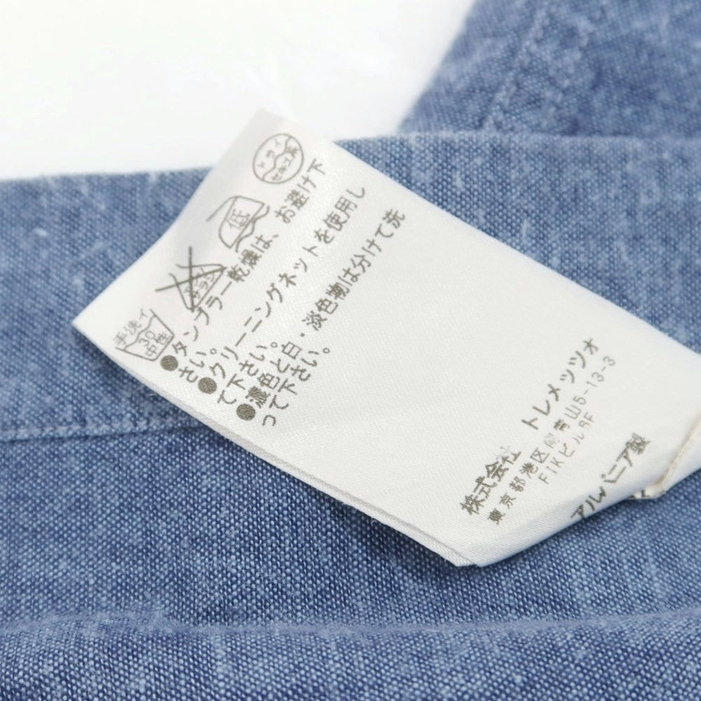 【中古】チット CIT LUXURY コットン カジュアルシャツ ブルー系【 39 】【 状態ランクC 】【 メンズ 】