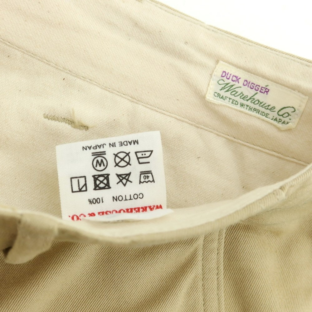 【中古】ウエアハウス ウェアハウス WAREHOUSE DUCK DIGGER コットン チノパンツ ベージュ【 31 】【 状態ランクC 】【 メンズ 】