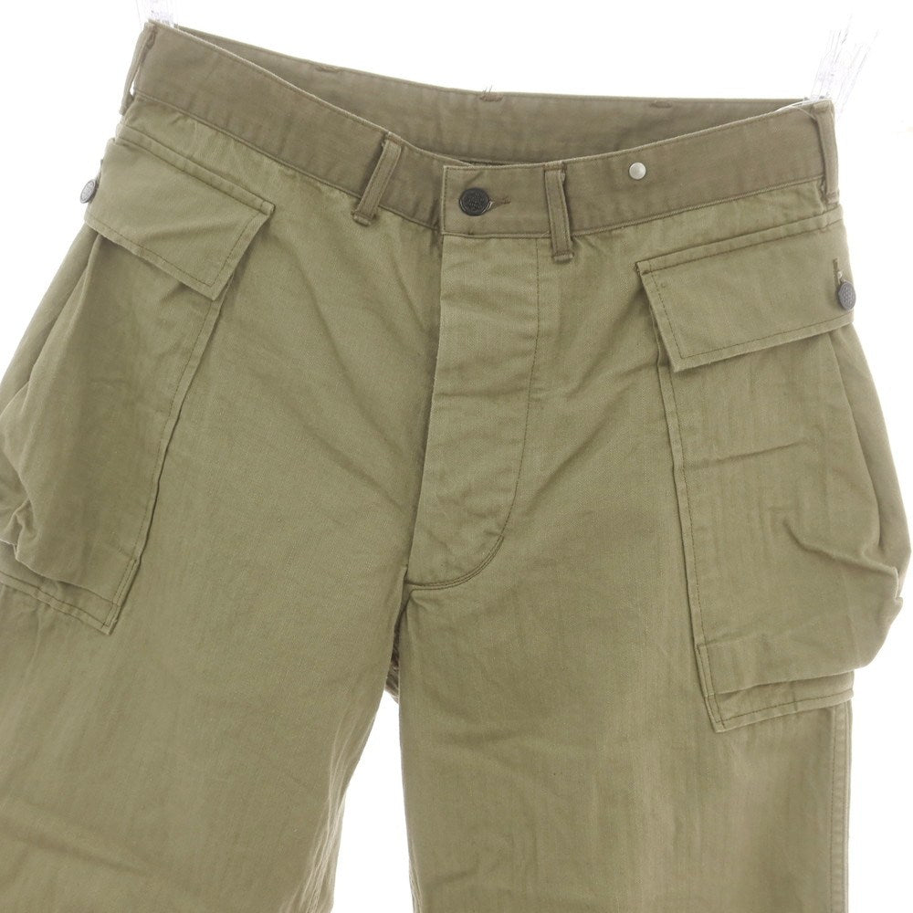 【中古】ウエアハウス ウェアハウス WAREHOUSE コットン ワークパンツ カーキ【 33 】【 状態ランクB 】【 メンズ 】