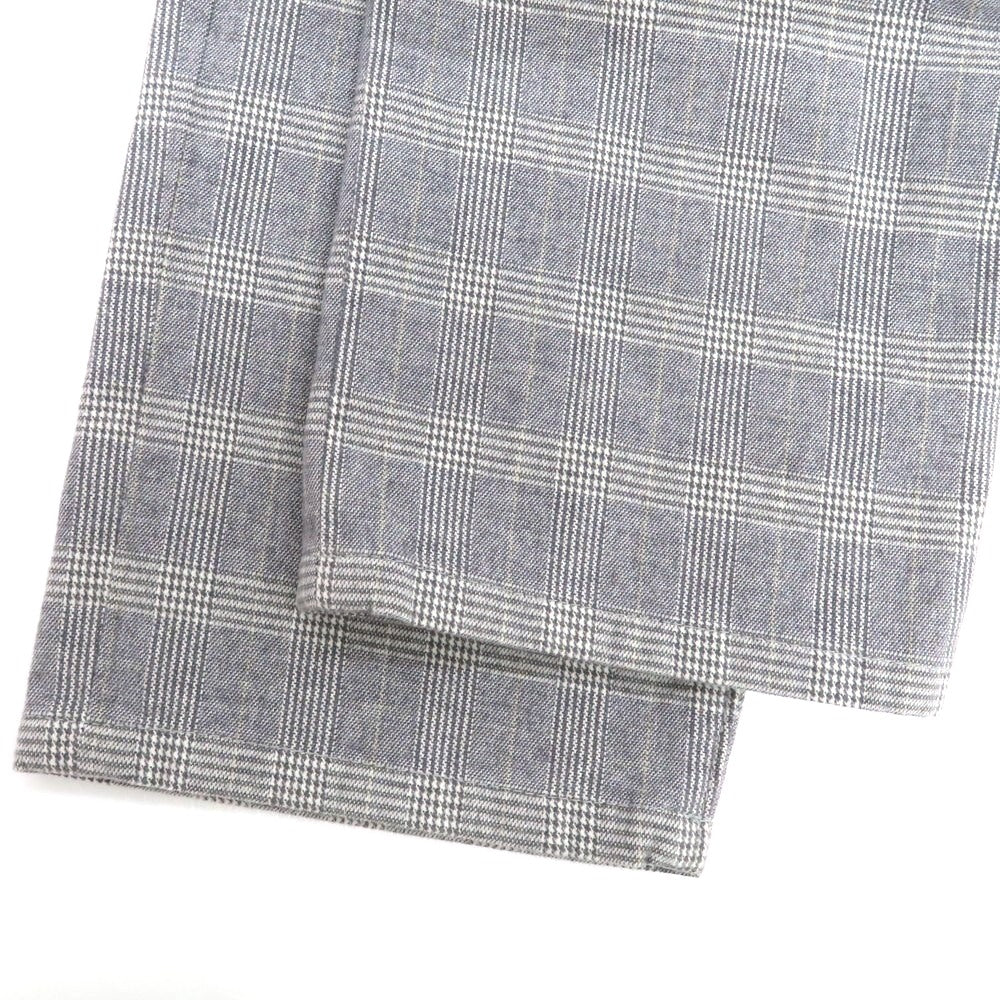 【中古】エージー アドリアーノゴールドシュミット AG Adriano Goldschmied ストレッチコットン グレンチェック カジュアルスラックスパンツ クールグレー系【 30 】【 状態ランクB 】【 メンズ 】