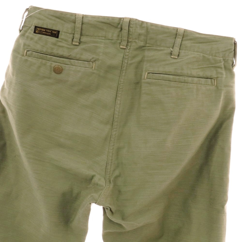【中古】ウエストライド WEST RIDE CYCLE TOGS コットン ワークパンツ カーキオリーブ【 32 】【 状態ランクB 】【 メンズ 】