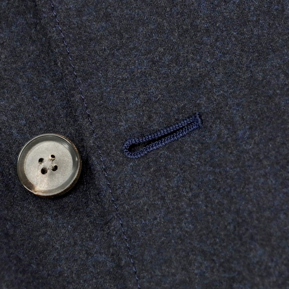 【中古】トゥモローランド TOMORROWLAND ストレッチウール ダブルジャケット ダークネイビー【 48 】【 状態ランクA 】【 メンズ 】